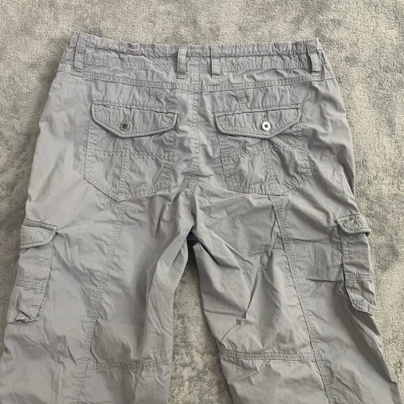 Kuhl ShortsWomens 8 Gray Kontra Capri Hiking Convertible Roll Up 6120 Gorpcore - Picture 12 of 12